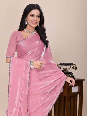 FENDY SATIN LACE - GAJARI COLOUR