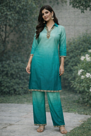 SILKY SILK SATIN CORD-SET - RAMA